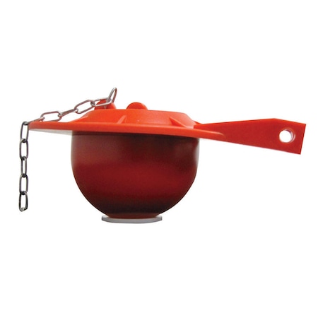 Keeney Mfg Keeney Flapper and Chain Red Rubber For American Standard K833-3